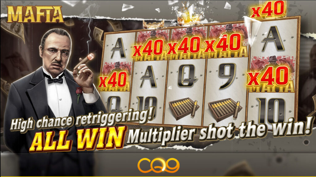 Play Mafia online slot machine for fun on Casinostarz