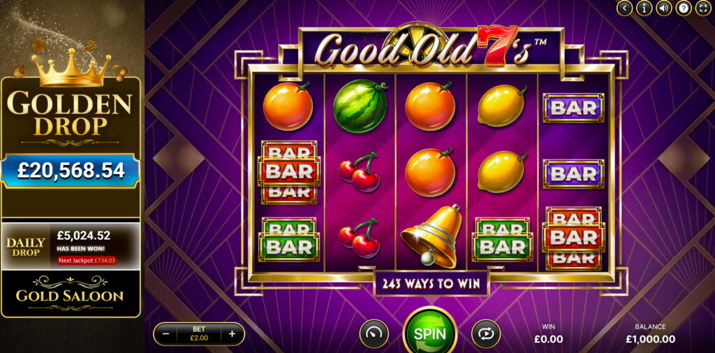 Good Old 7's: win Bitcoin with classic slot machine with jackpot